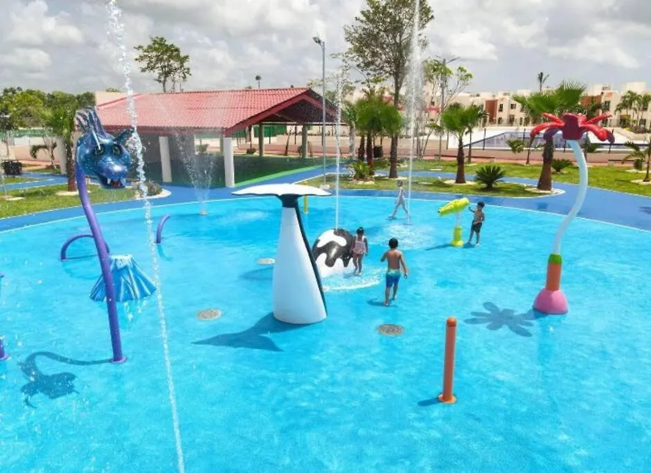 Casa Inteligente En Cancun Con Alberca Familiar